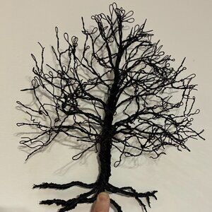 Handmade Wire Tree Wall Art Sculpture